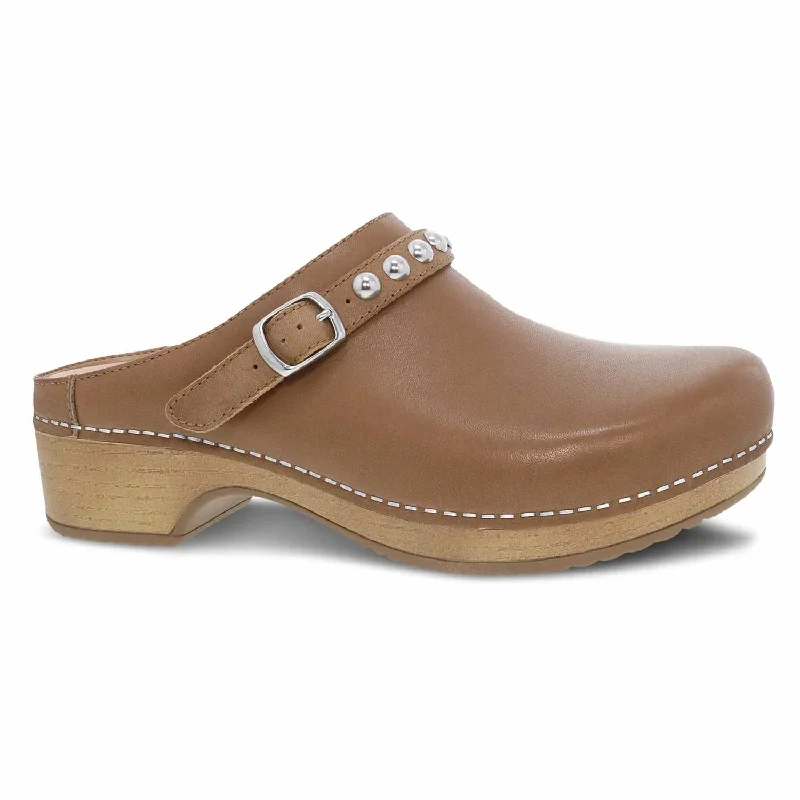 Women's Embroidered Floral Mules in White for a Feminine and Spring - like EnsembleWomen's Britton Studded Convertible Mule In Tan Tumbled Women's Embroidered Floral Mules in White for a Feminine and Spring - like EnsembleWomen's Britton Studded Convertible Mule In Tan Tumbled