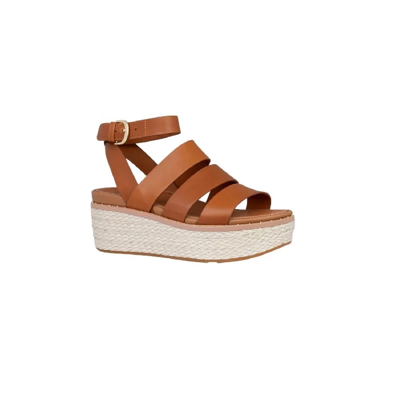 Women's espadrilles with a water - resistant coatingWomen's Eloise Ankle Strap Espadrille Wedge In Light Tan Women's espadrilles with a water - resistant coatingWomen's Eloise Ankle Strap Espadrille Wedge In Light Tan