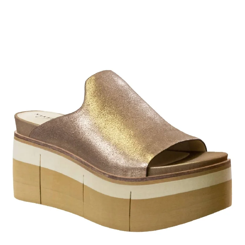 Narrow - fit women's espadrilles for a snug feelWomen's Flow Wedge Sandals In Gold Narrow - fit women's espadrilles for a snug feelWomen's Flow Wedge Sandals In Gold