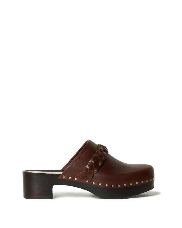 Plus Size Women's Snake Print Mules in Brown for a Fashion - Forward StatementWomen's Polina Low Heel Clog With Braid In Espresso/espresso Plus Size Women's Snake Print Mules in Brown for a Fashion - Forward StatementWomen's Polina Low Heel Clog With Braid In Espresso/espresso