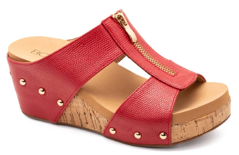 Polka - dot patterned women's espadrilles for a fun styleWomen's Taboo Wedge Sandal In Red Polka - dot patterned women's espadrilles for a fun styleWomen's Taboo Wedge Sandal In Red